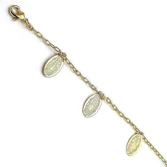 14K Gold Filled Guadalupe Anklet