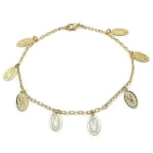 14K Gold Filled Guadalupe Anklet