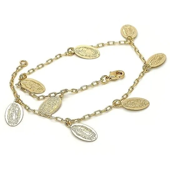 14K Gold Filled Guadalupe Anklet