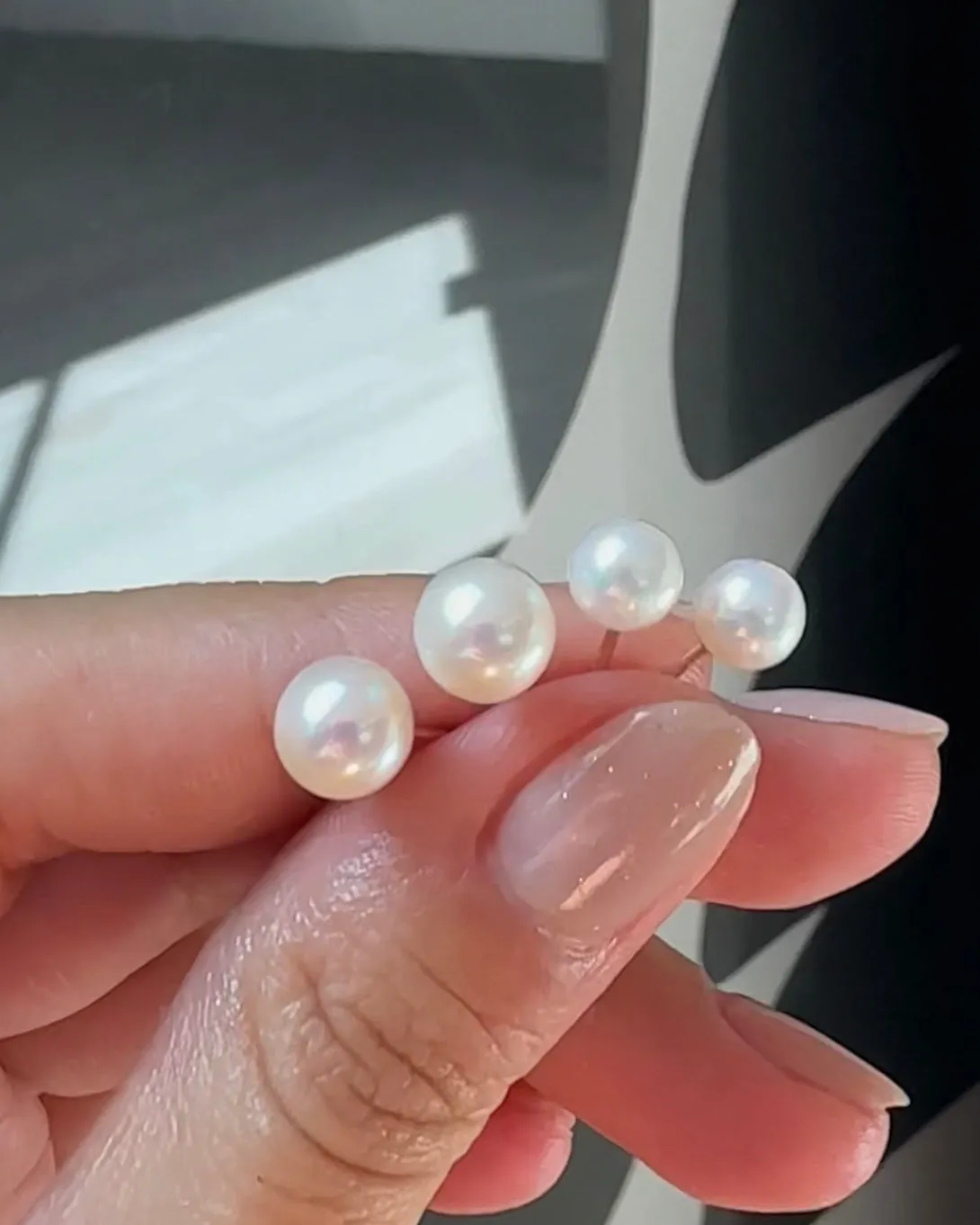 14k Pearl Stud Earrings