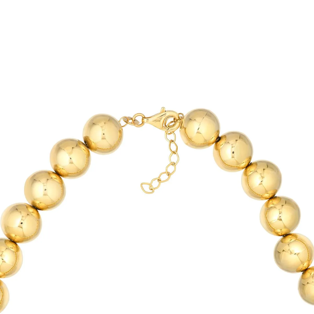 14K Yellow Gold 10.00mm Beaded Bracelet