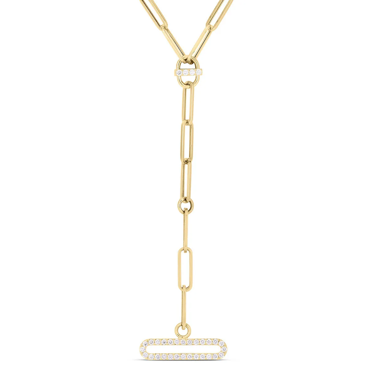 18K Yellow Gold Venetian Princess Diamond Necklace