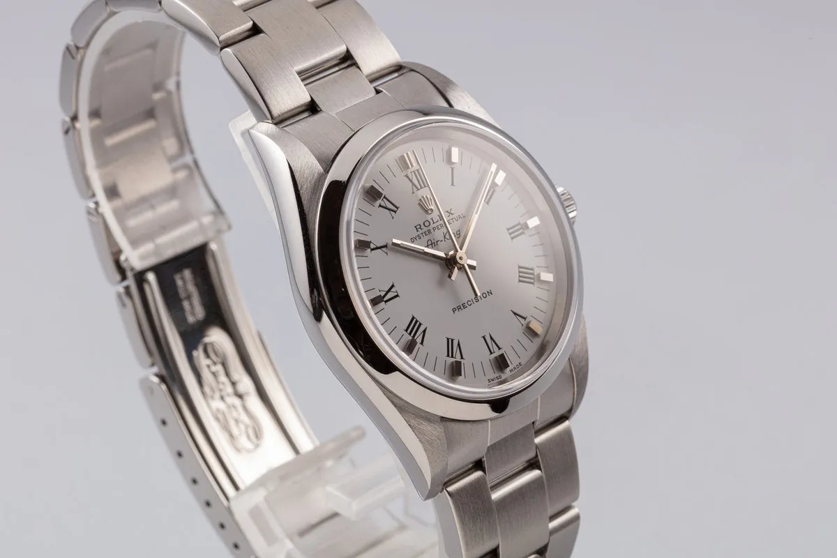 2005 Rolex Air-King 14000 White Dial with Papers