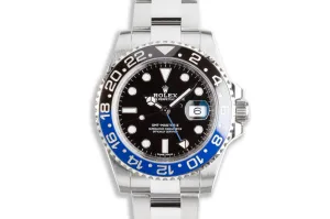 2016 Rolex GMT-Master II 116710BLNR "Batman"