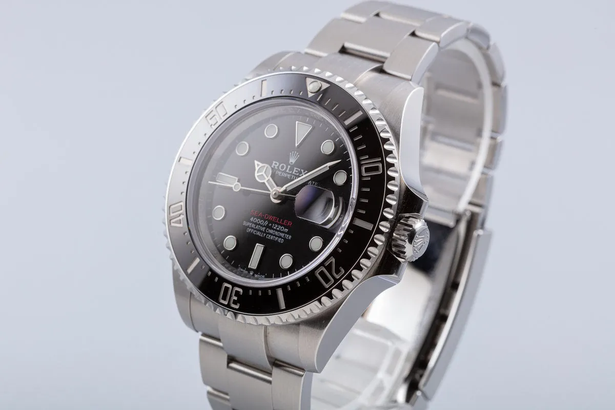 2020 Rolex 43mm Red Sea-Dweller 126600 with Box & Card