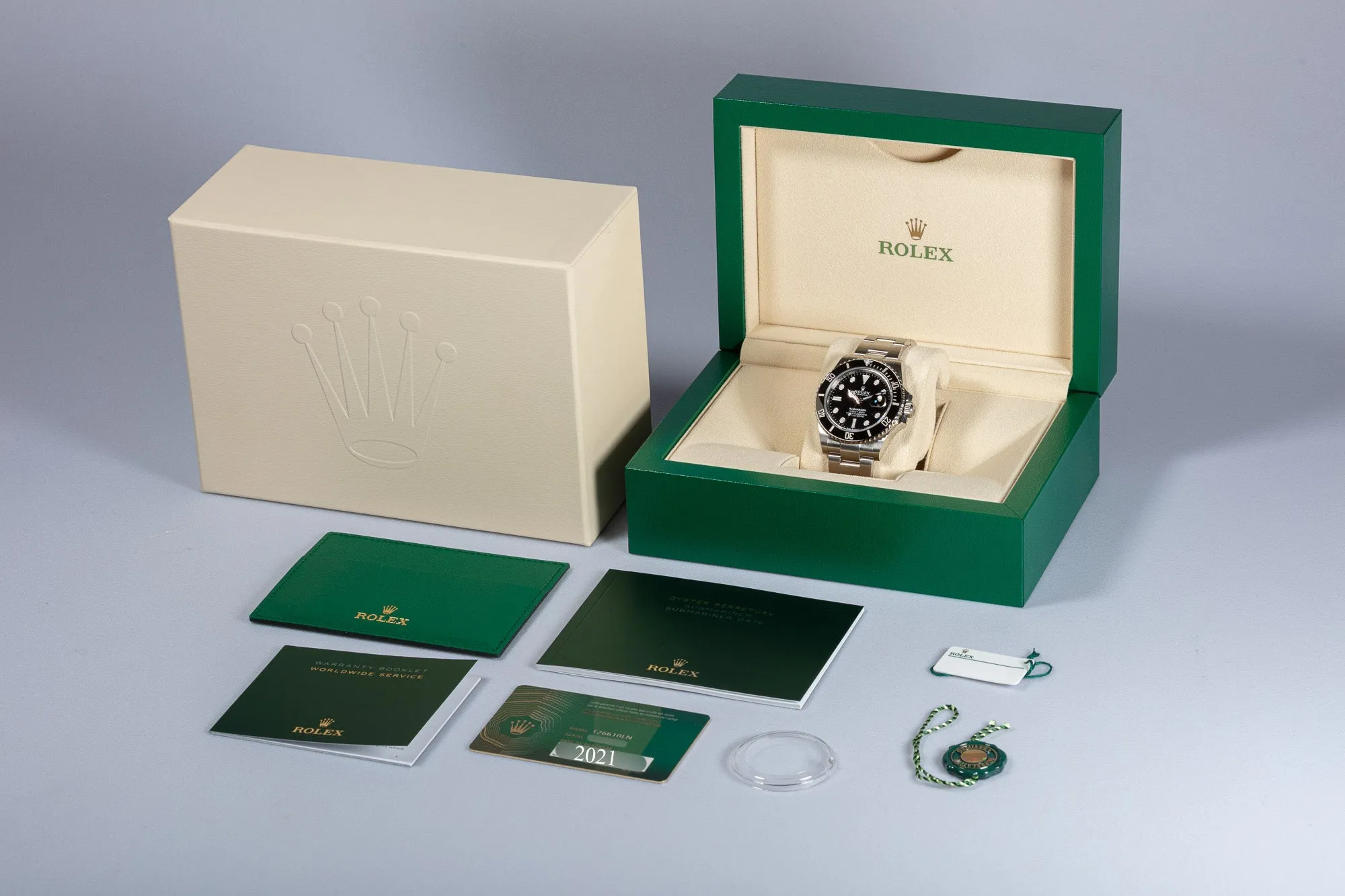 2021 Rolex Submariner 126610LN Box & Card