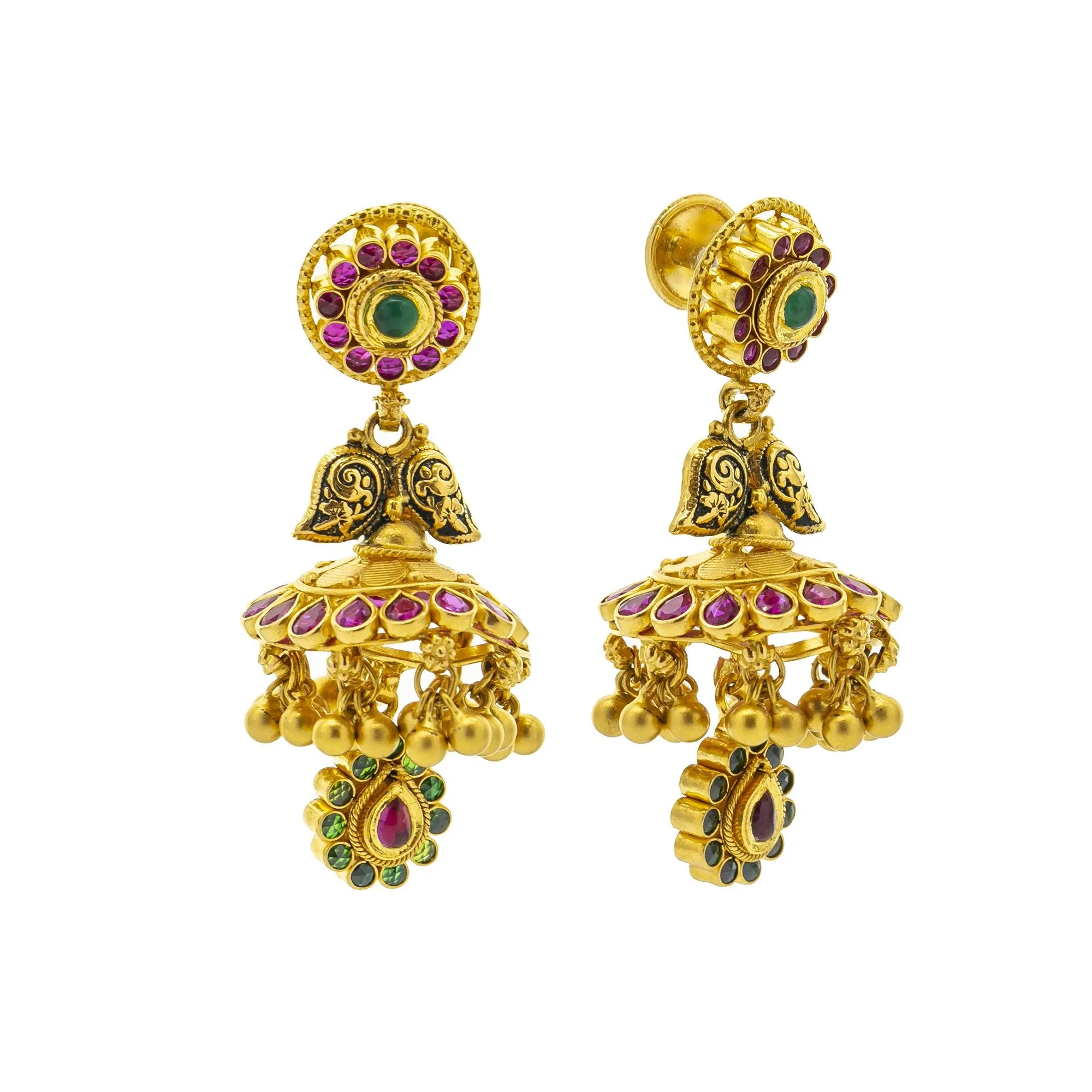 22K Gold Roshni Antique Jewelry Set