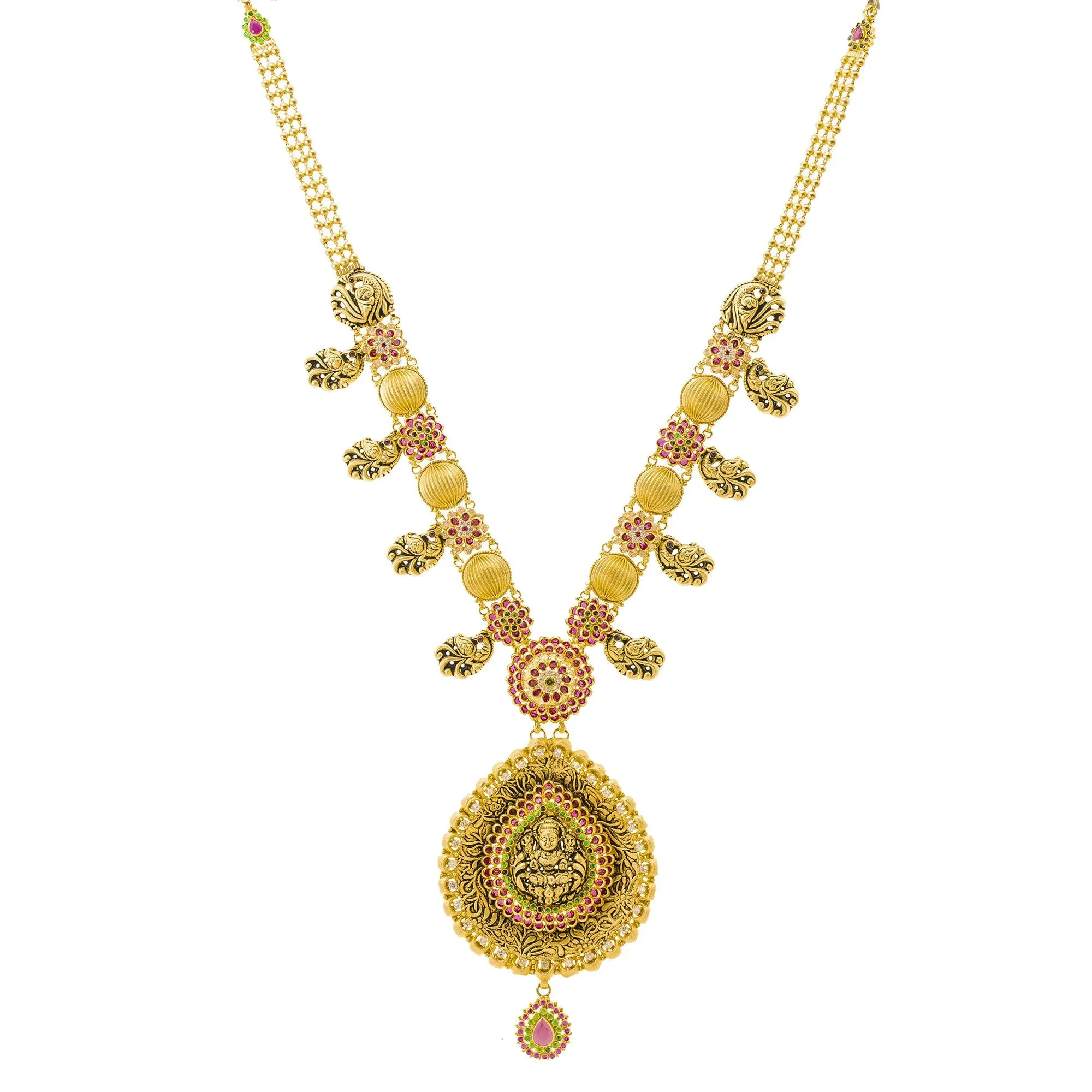 22K Gold Roshni Antique Jewelry Set