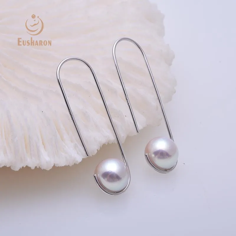 8-8.5mm Matama Akoya Pearl 18K Earrings