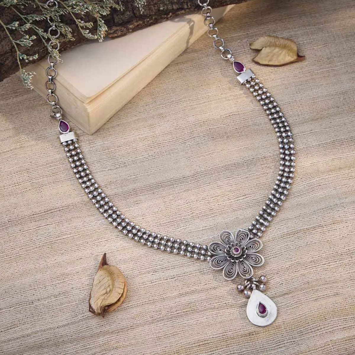 92.5 Silver Necklace 163062