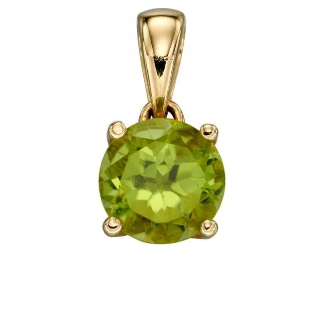 9ct August Peridot Pendant GP2195