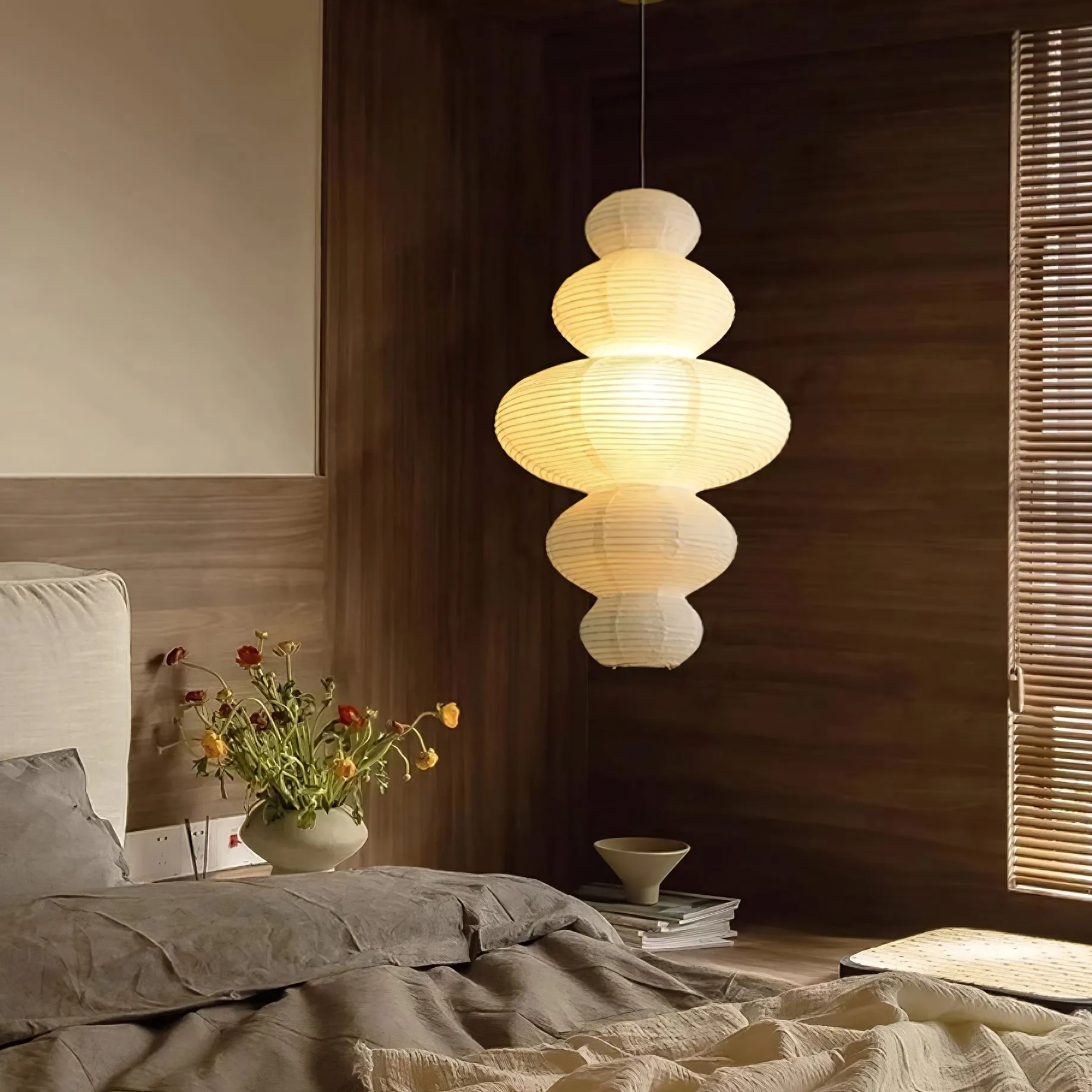 Akari Juni Plug In Pendant Lamp