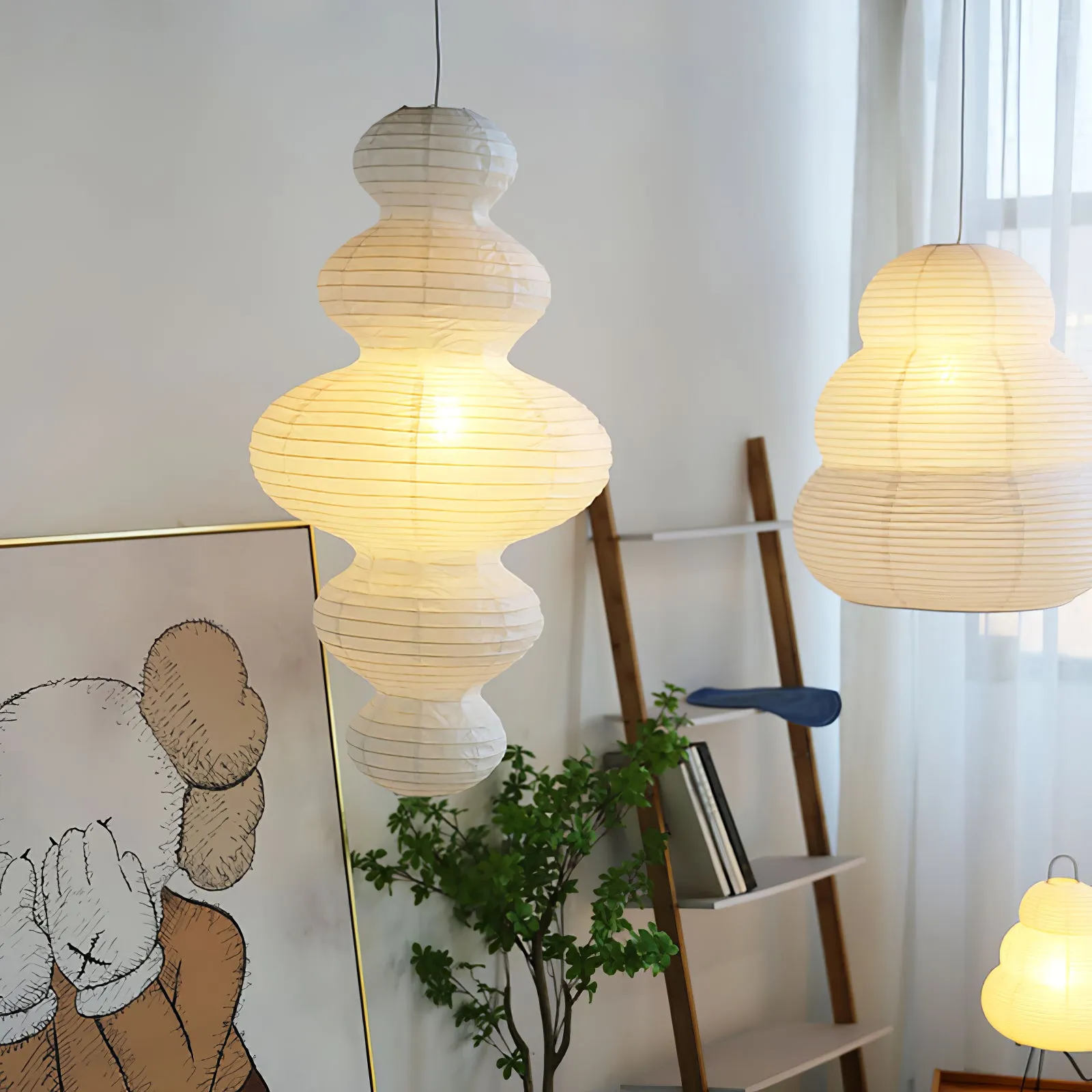 Akari Juni Plug In Pendant Lamp