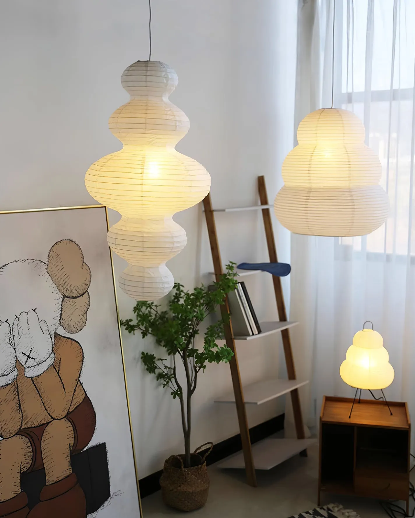 Akari Juni Plug In Pendant Lamp