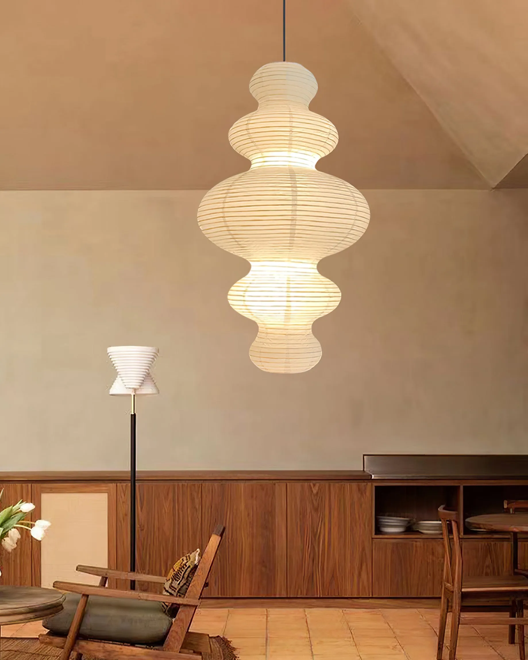 Akari Juni Plug In Pendant Lamp