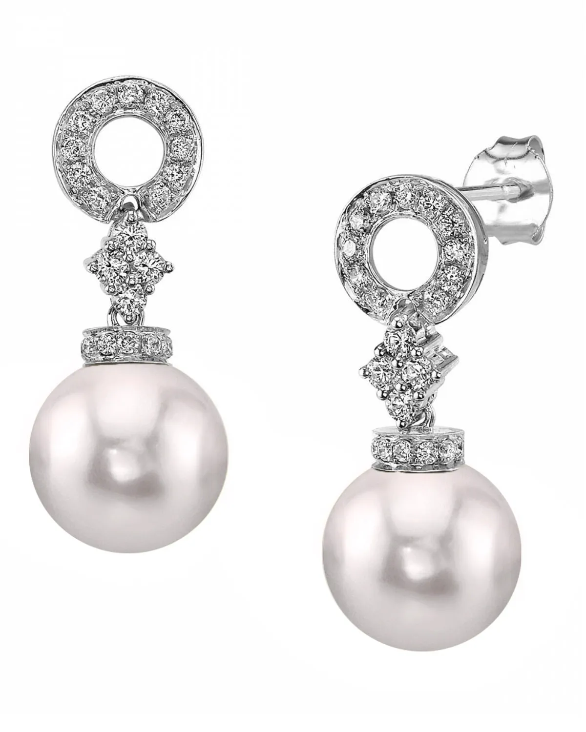 Akoya Pearl & Diamond Royale Earrings