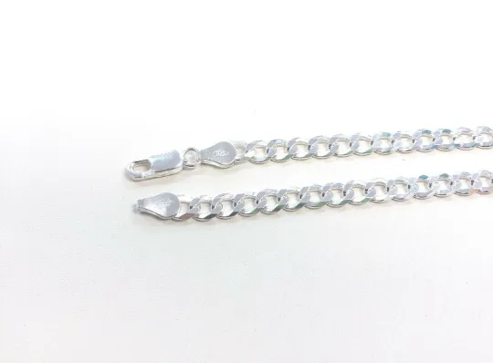 Anklet Bracelet 925 Sterling Silver for Women / Silver Anklet Bracelet 9" Inches / Everyday Jewelry For Womens / Pulsera para Pie en Plata Tobillera