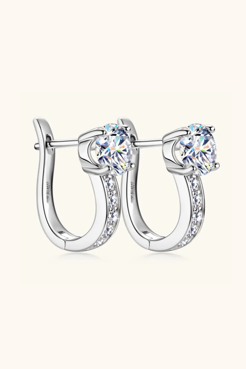 *APP EXCLUSIVE* 2 Carat Moissanite 925 Sterling Silver Earrings