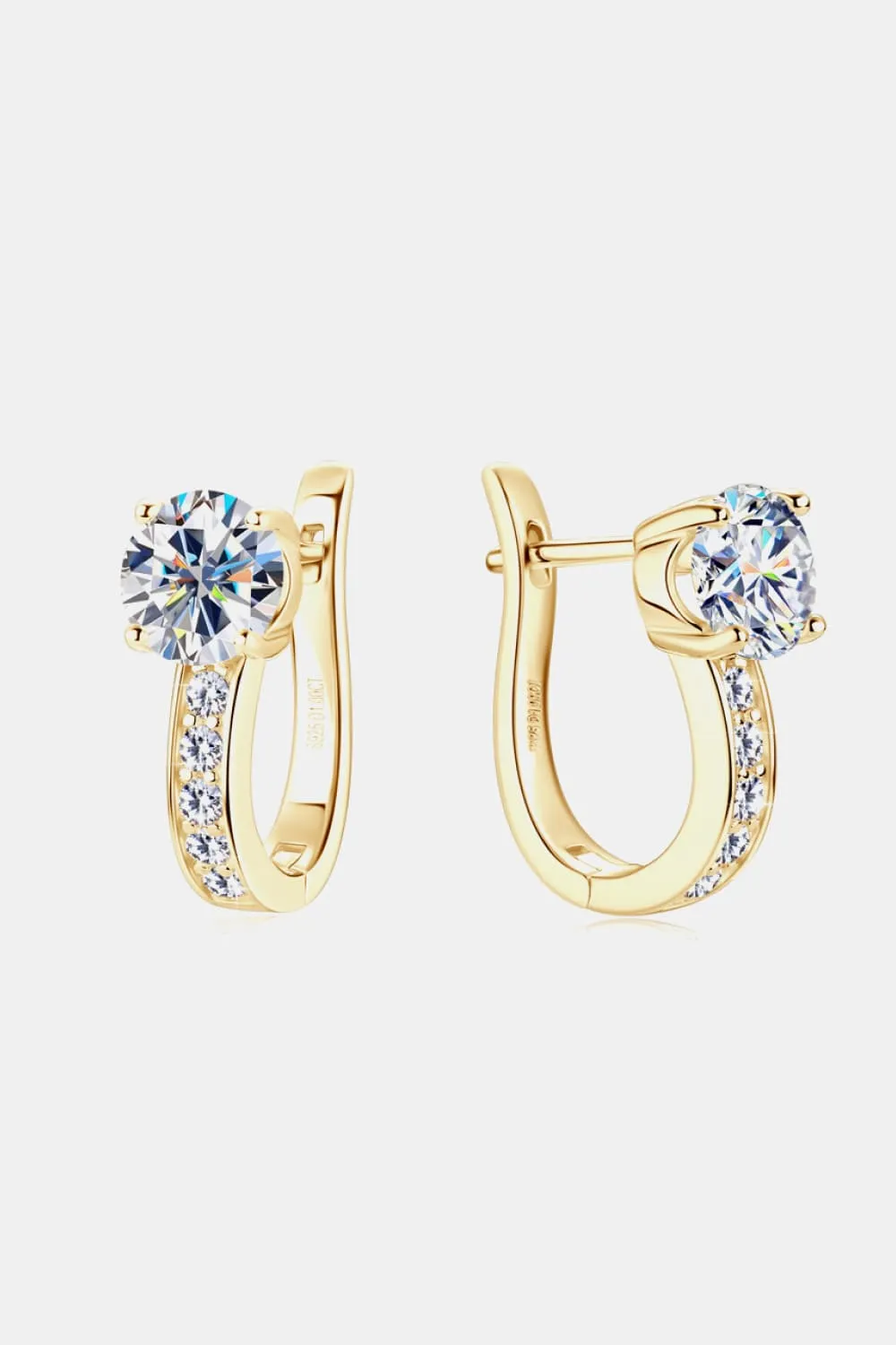 *APP EXCLUSIVE* 2 Carat Moissanite 925 Sterling Silver Earrings