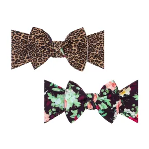 Baby Bling Lola Reverse-A-Bow Printed Knot Headband