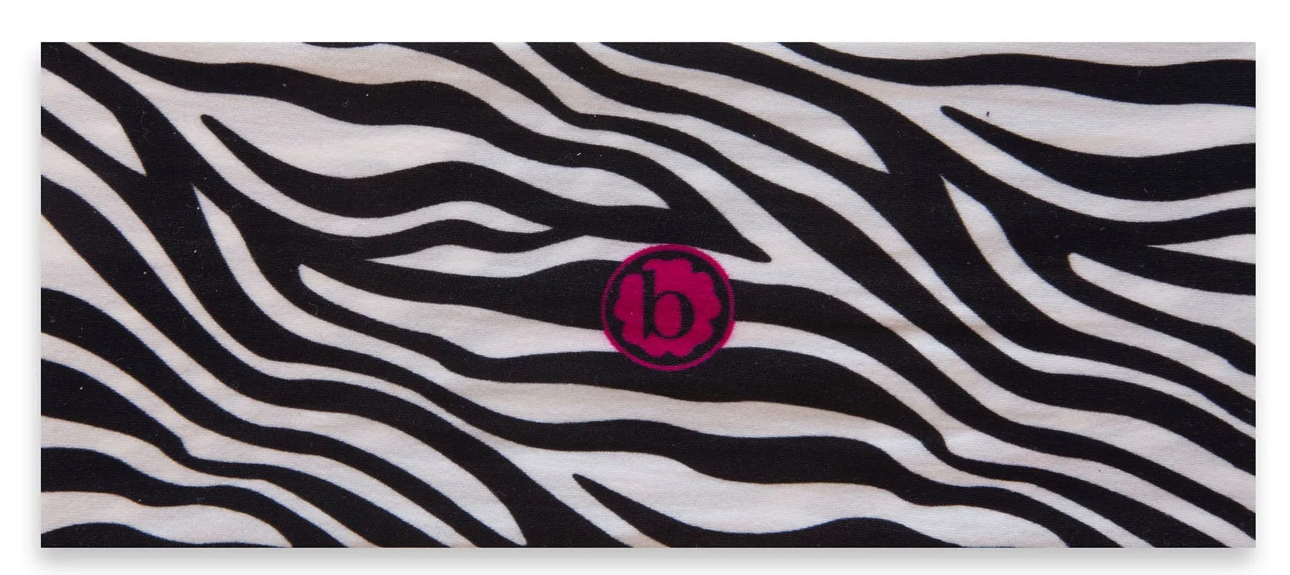 Baby Bling Zebra Printed Knot Headband