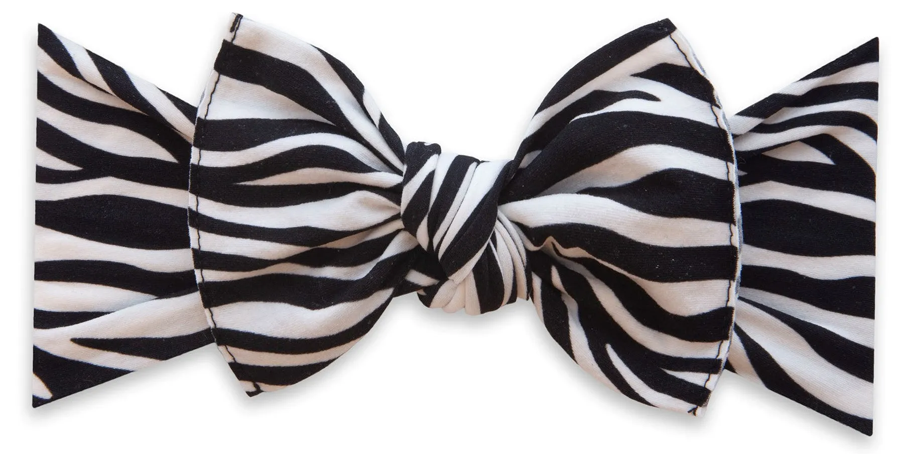 Baby Bling Zebra Printed Knot Headband