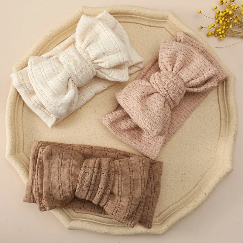 Baby Headband/ Babies Cotton Knitted Hair Band for 4-6 yrs