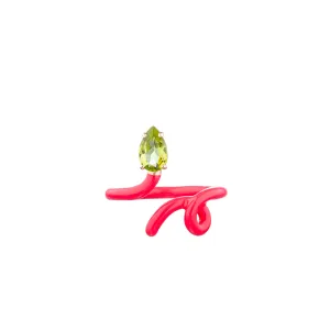 BABY VINE RING ~ IN HOT PINK