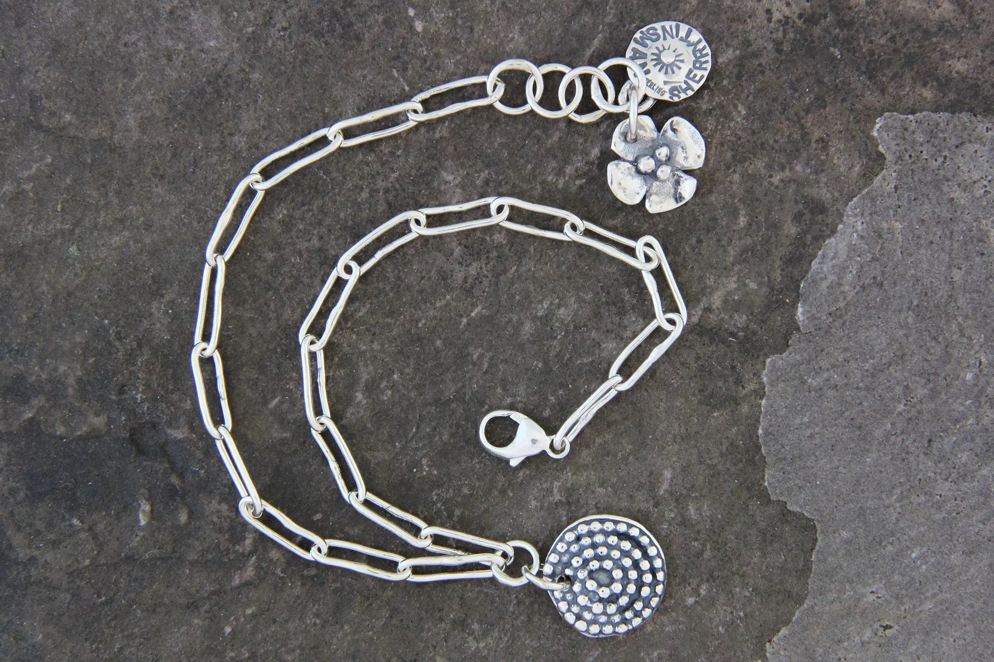 Beaded Spiral Anklet