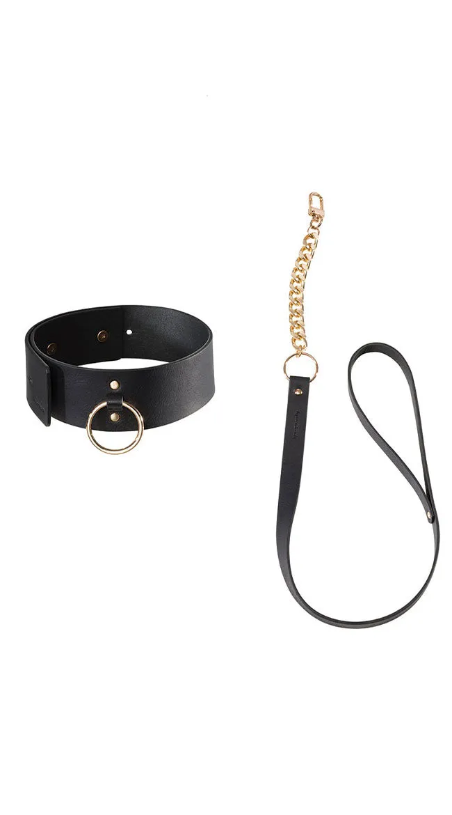 Black Maze Choker & Leash