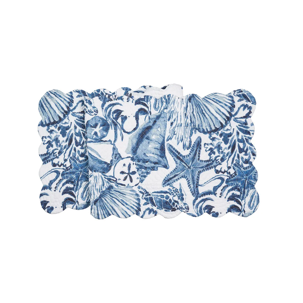 Blue Coast Shells Table Linens