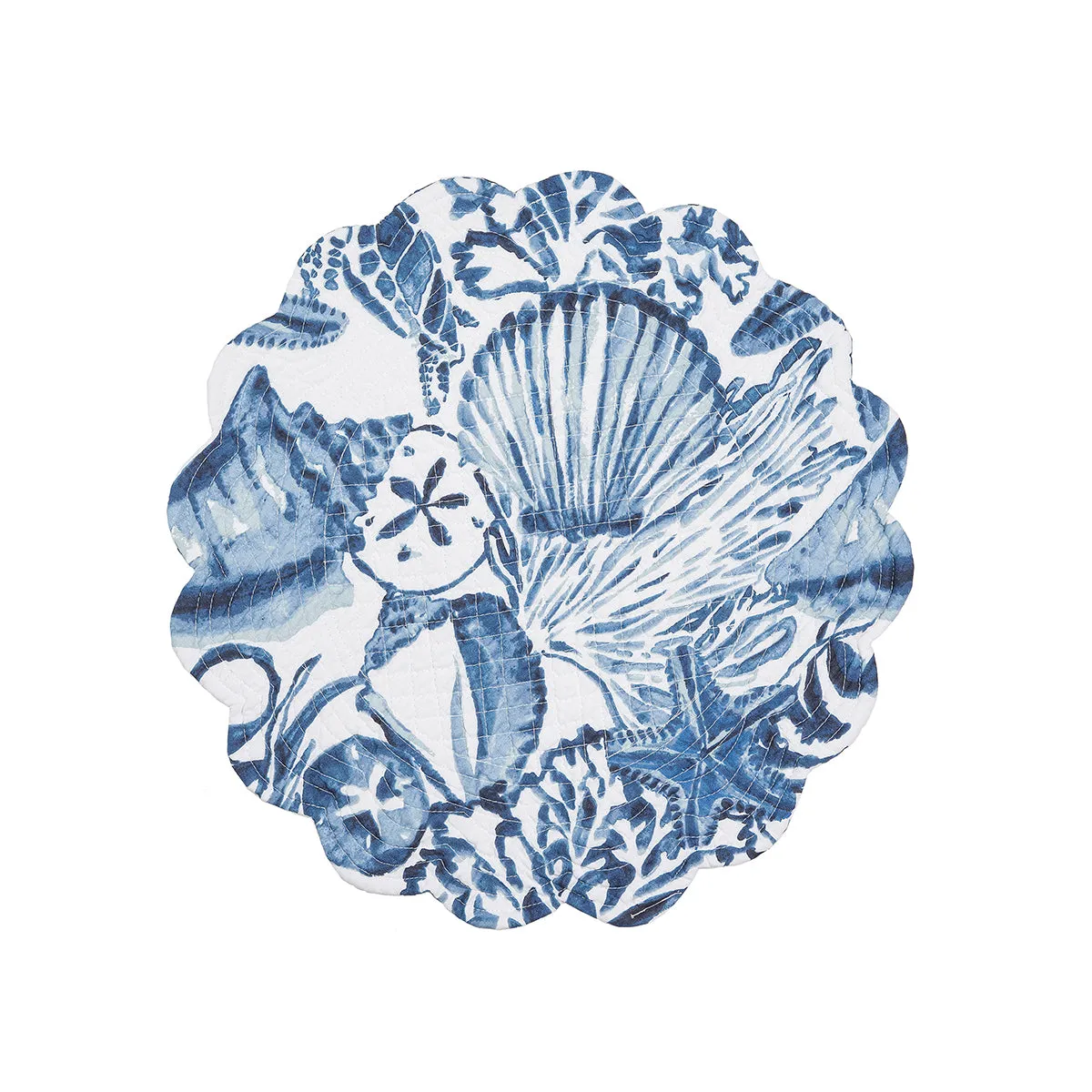 Blue Coast Shells Table Linens