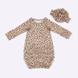 Blush Leo Baby Gown