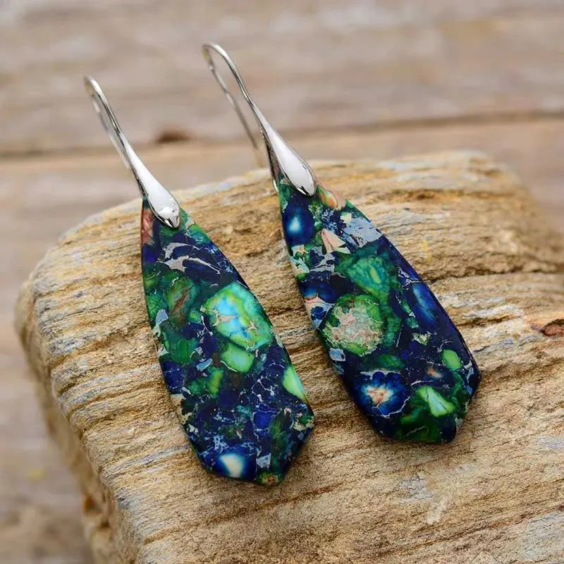 Bohemian Jaspers Earrings Collection