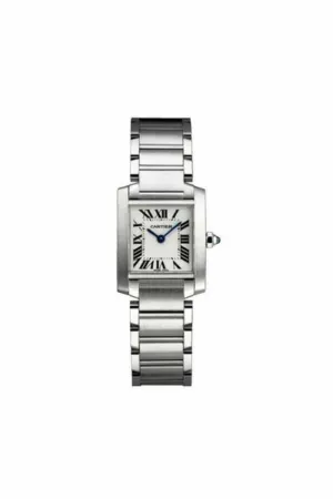 cartier tank francaise 25mm x 20mm stainless steel ladies watch