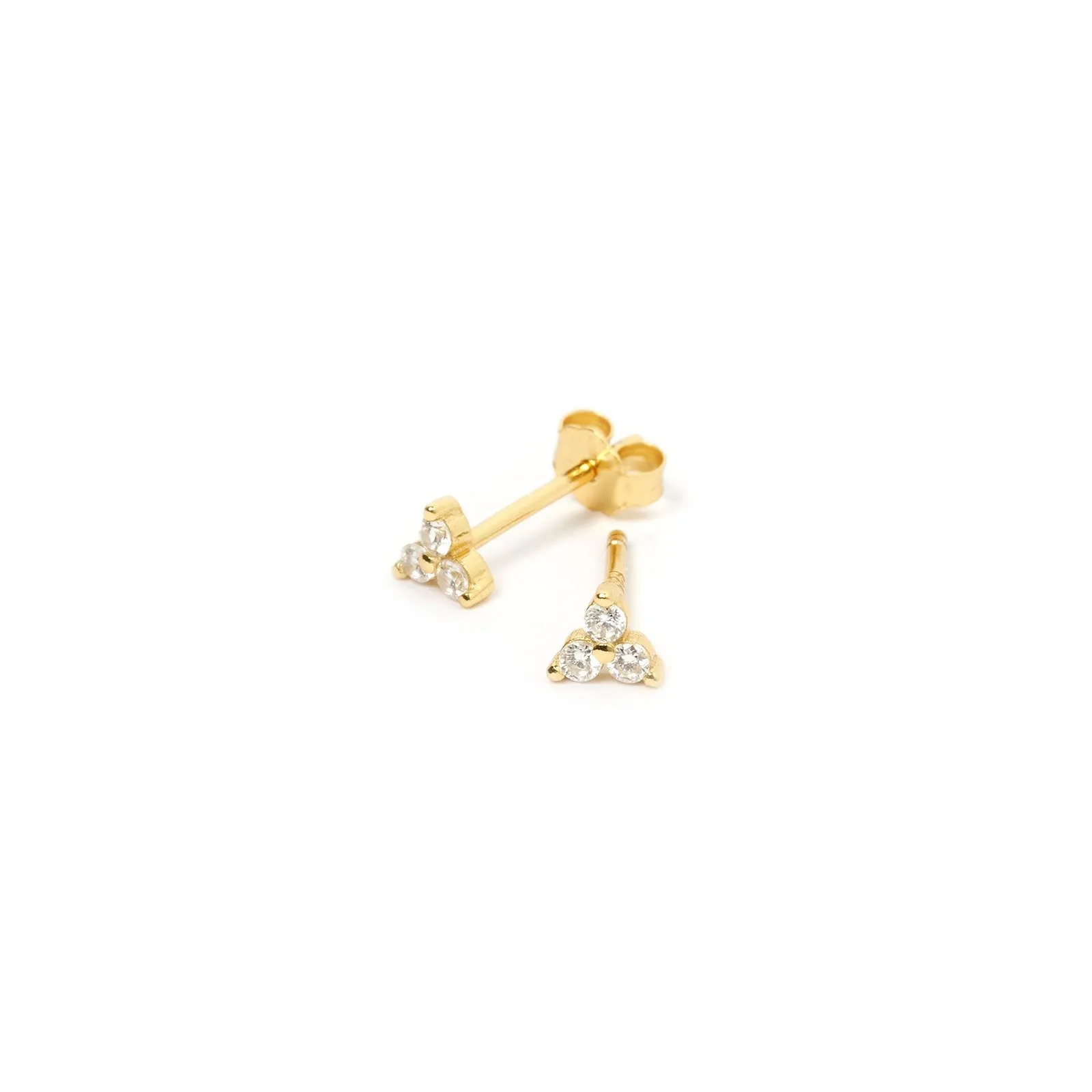 Cassia Stud Earrings - Stone