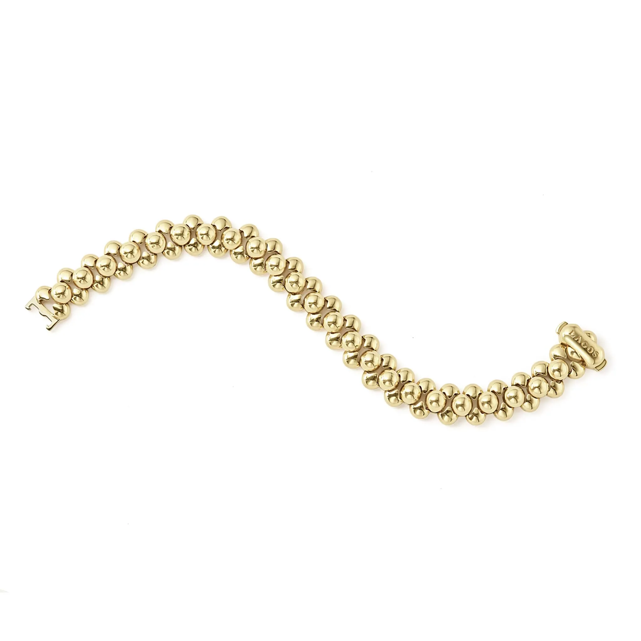 Caviar Gold 18K Gold Bead Bracelet