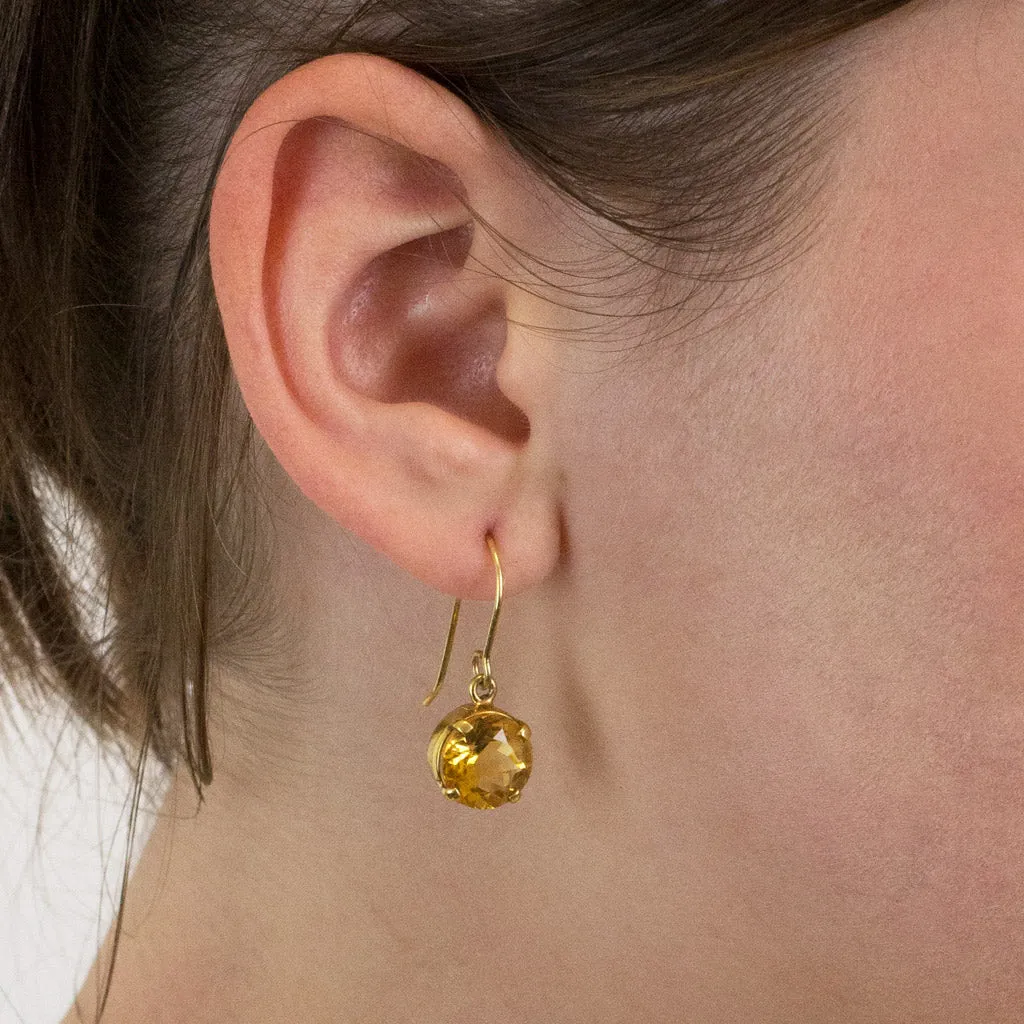 Citrine Drop Earrings