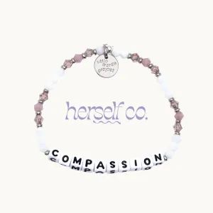 Compassion Women's Empowerment White Bracelet - S/M