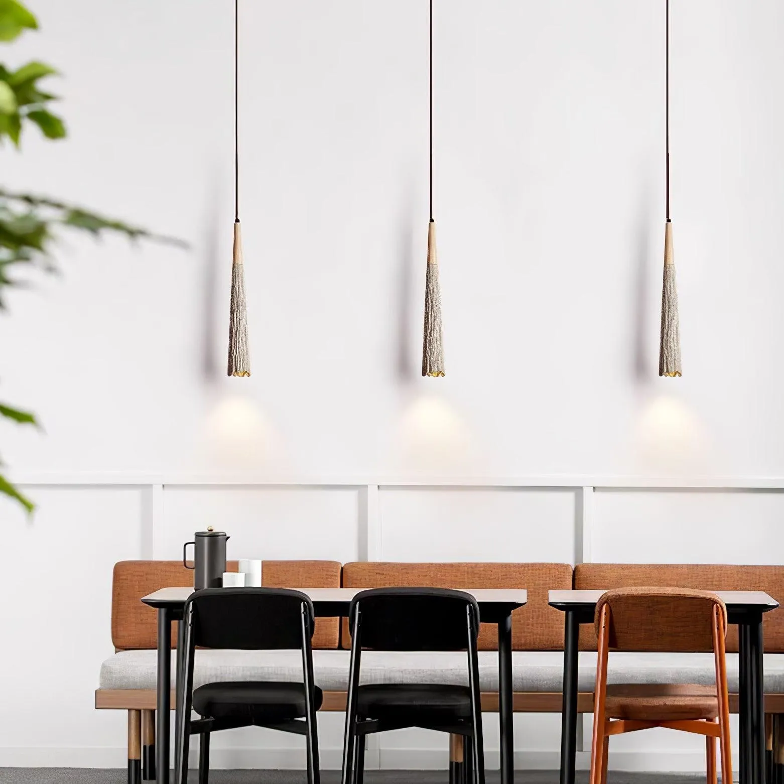 Concrete Pleated Pendant Lamp