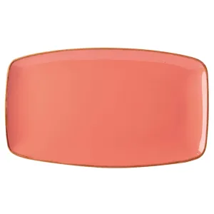 Coral Rectangular Plate 31x18cm/12"x7" - Pack 6