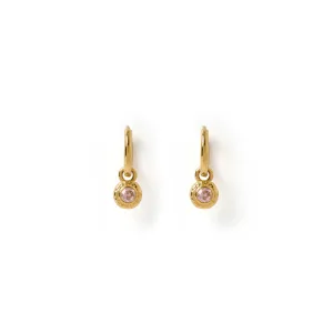 Crushed Birthstone Earrings