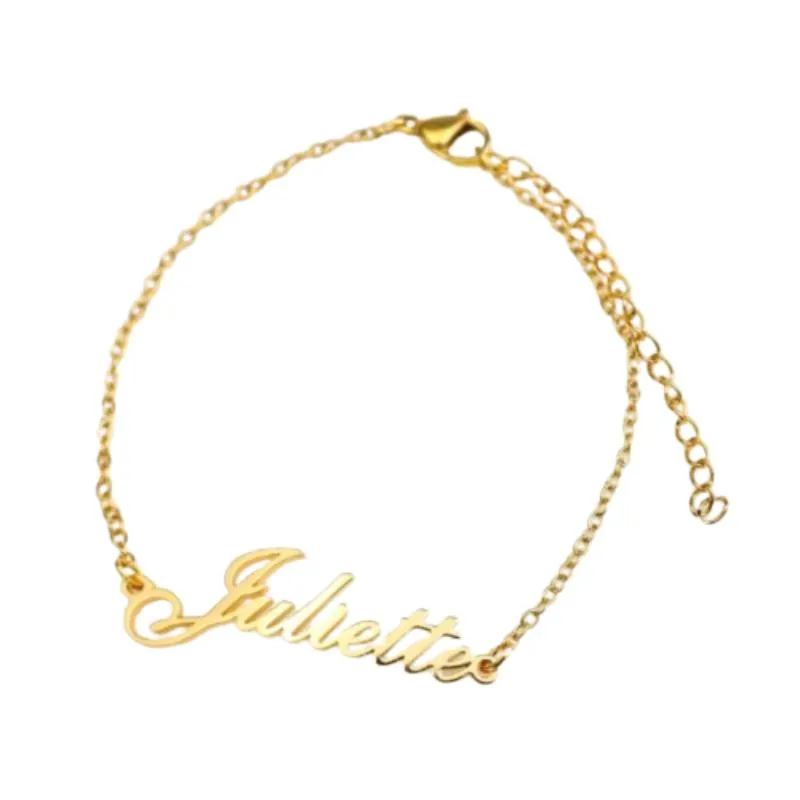 Custom Script Name Anklet