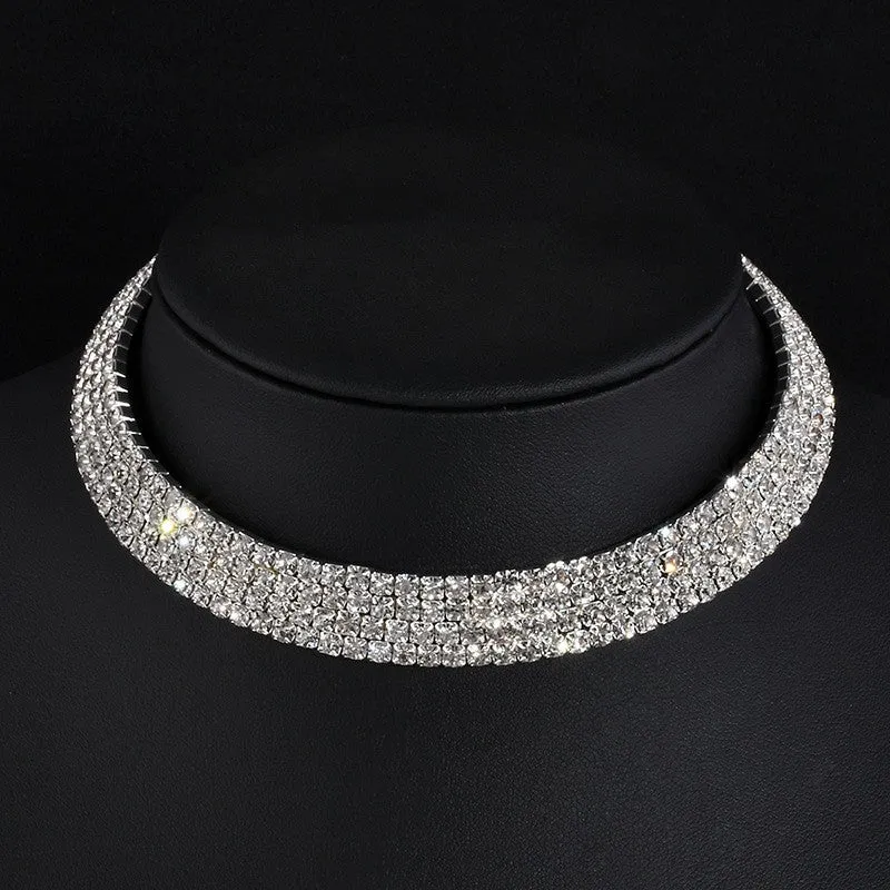 Diamond Crystal Rhinestone Collar