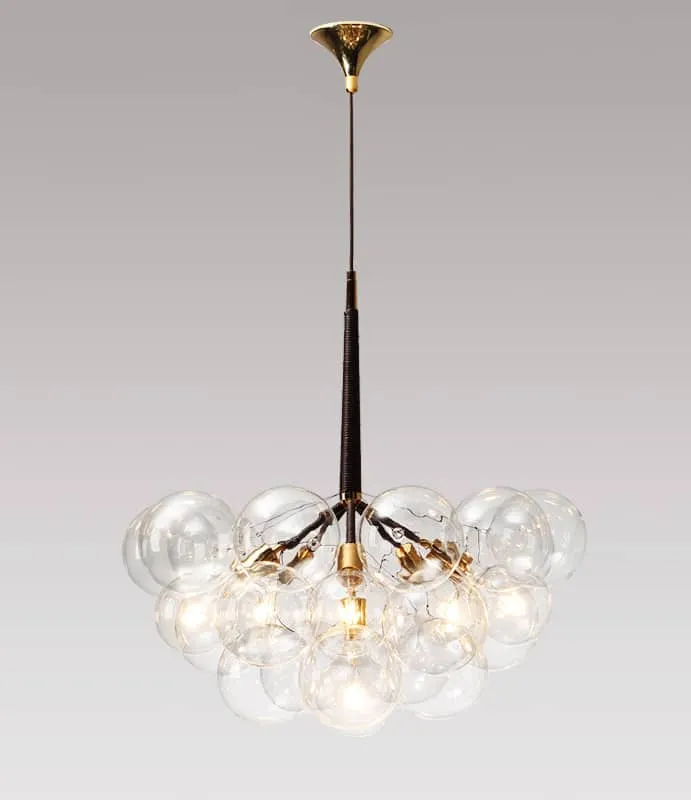 Doorana Modern Glass Balls Bubble Chandelier Lamp