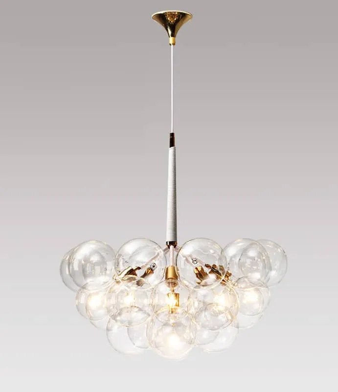 Doorana Modern Glass Balls Bubble Chandelier Lamp