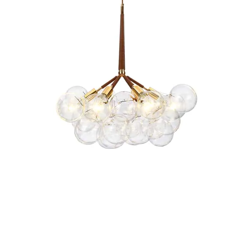 Doorana Modern Glass Balls Bubble Chandelier Lamp