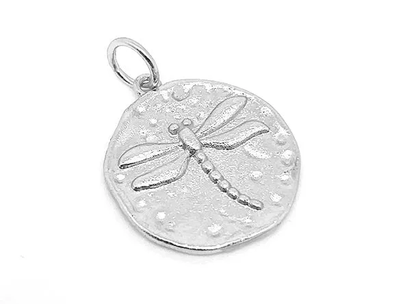 Dragonfly Coin Pendant