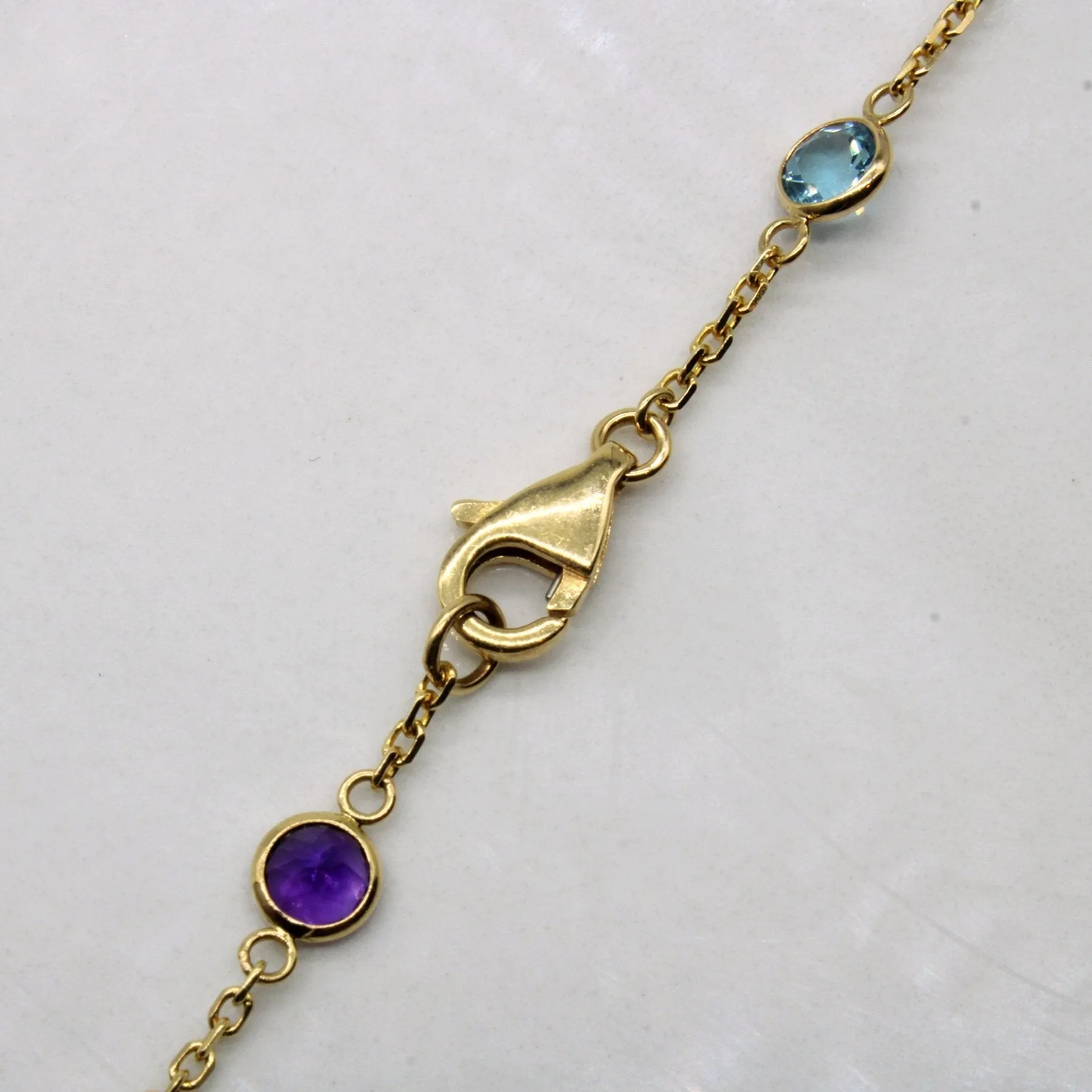 'Effy' Multi Gem Necklace | 9.00ctw | 18" |