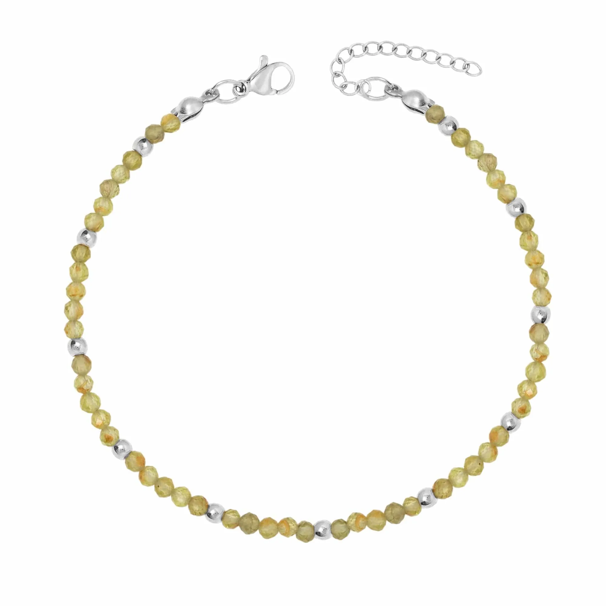 Elsie Peridot Anklet